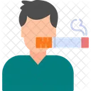 Man Smoking  Icon
