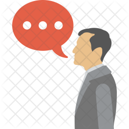 Man Speaking Icon