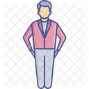 Man Standing  Icon