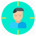Man User Target Icon