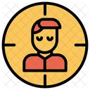Man User Target Icon