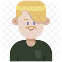 Man Thin Mustache Icon