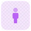 Man Toilet  Icon