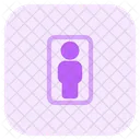 Man Toilet Sign  Icon