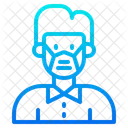 Man Waring Mask  Icon