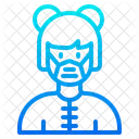 Man Waring Mask  Icon