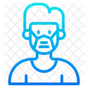 Man Waring Mask  Icon