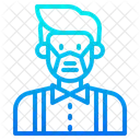 Man Waring Mask  Icon