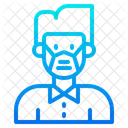 Man Waring Mask  Icon