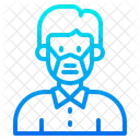 Man Waring Mask  Icon