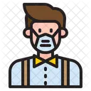 Man Waring Mask  Icon