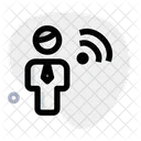 Man Wifi  Icon