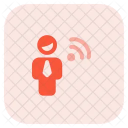 Man Wifi  Icon