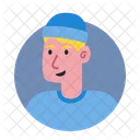Man With Beanie Avatar  Icon
