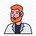 Man With Beard And Suit Avatar  Icon