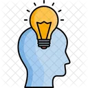 Man With Bulb  Icon