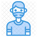 Man With Facemask  Icon