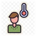 Man With Fever  Icon