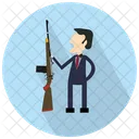 Man With Rifle Icon