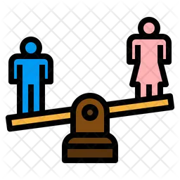 Man Woman Equality  Icon