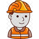 Industry Factory Worker Icon