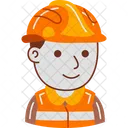 Man worker factory  Icon