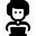 Man Working  Icon