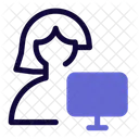 Man Working  Icon