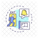 Manage evacuation  Icon