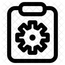Management Clipboard Setting Icon