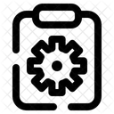 Management Clipboard Setting Icon