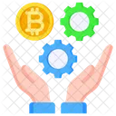 Management Cryptocurrency Bitcoin Icon