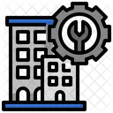 Management Facility Management Office Block Icon