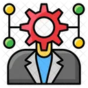 Management Connection Business Manager Administrator Icon