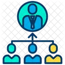 Management Hierarchy Team Icon