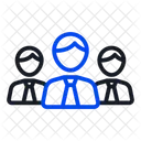 Team Geschaft Mitarbeiter Symbol