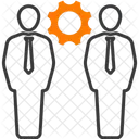 Management Organize Delegate Symbol