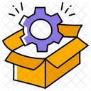 Warehouse Delivery Working Icon