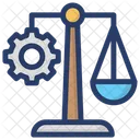 Management Scale Business Management Justice Scale Icon