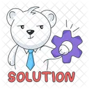 Management Solution Work Solution Creative Solution Icon