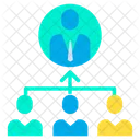 Management Hierarchie Team Symbol