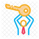 Key Hand Man Icon