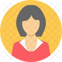 Female Manager Girl Icon