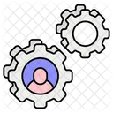 Manager Employee Team Management Icon