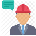 Manager Chat Worker Message Icon