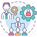 Manager Buro Genossenschaft Symbol