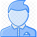 Shirt Manager Male Icon