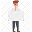 Manager Holding Blank Icon