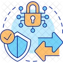Managing data security  Icon
