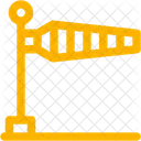 Manche A Air Meteo Direction Du Vent Icône
